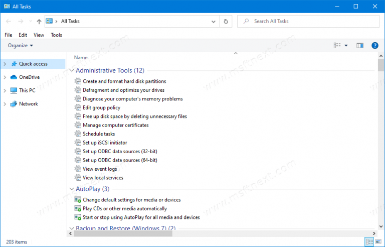 How to Enable God Mode in Windows 10 To Access All Settings