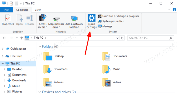 How to Open Settings in Windows 10