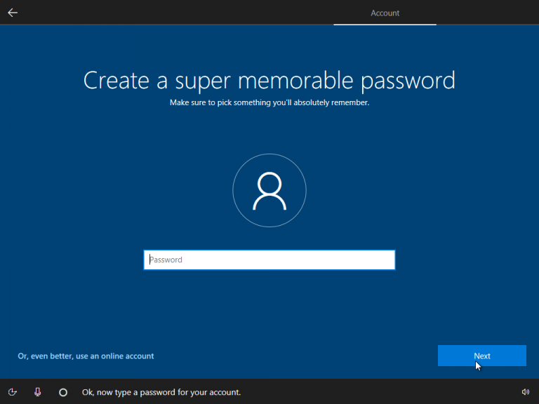 Install Windows 10 Without Microsoft Account