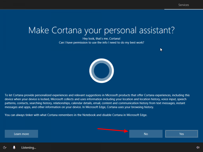 Install Windows 10 Without Microsoft Account