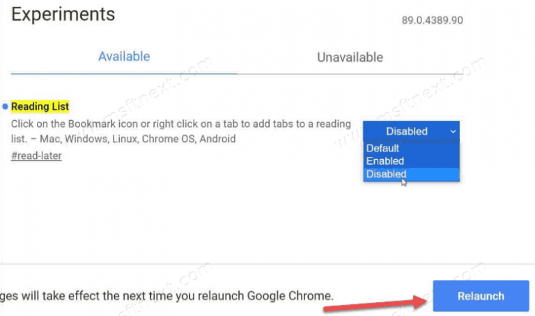 How to Disable Reading List in Google Chrome