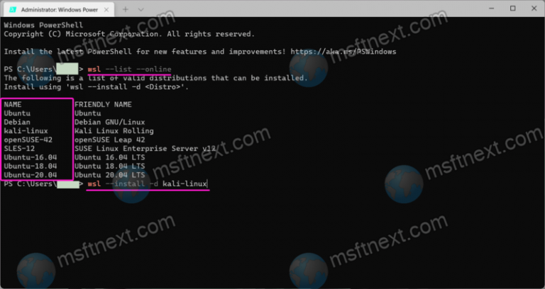 install linux distribution windows 11