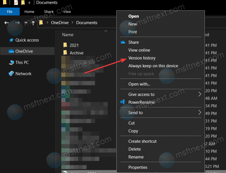 How To Restore A Previous Version Of A File From OneDrive